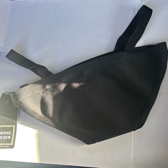 NWT Hervé Léger Surya Two Piece Bandage Swimsuit Bikini Set in Black Size Small - Picture 8 of 9